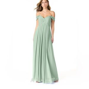 Azazie Kaitlynn - Empire convertible ruched chiffon floor length dress